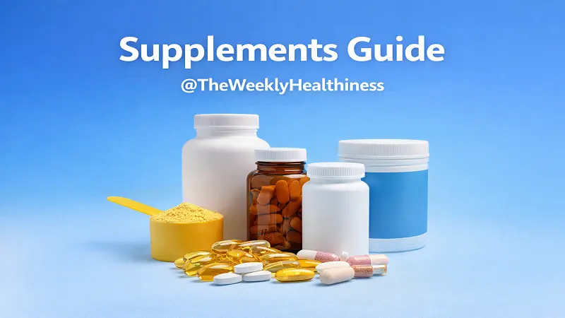 Supplements Guide TheWeeklyHealthiness: Safe & Smart Use for Better Health