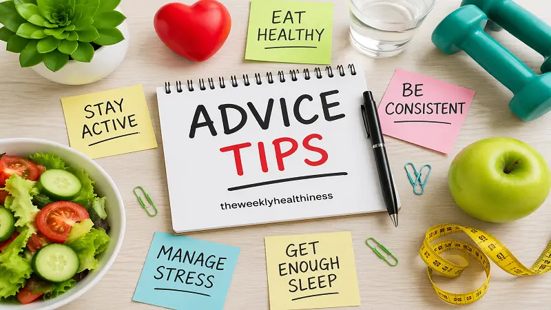 advice tips theweeklyhealthiness